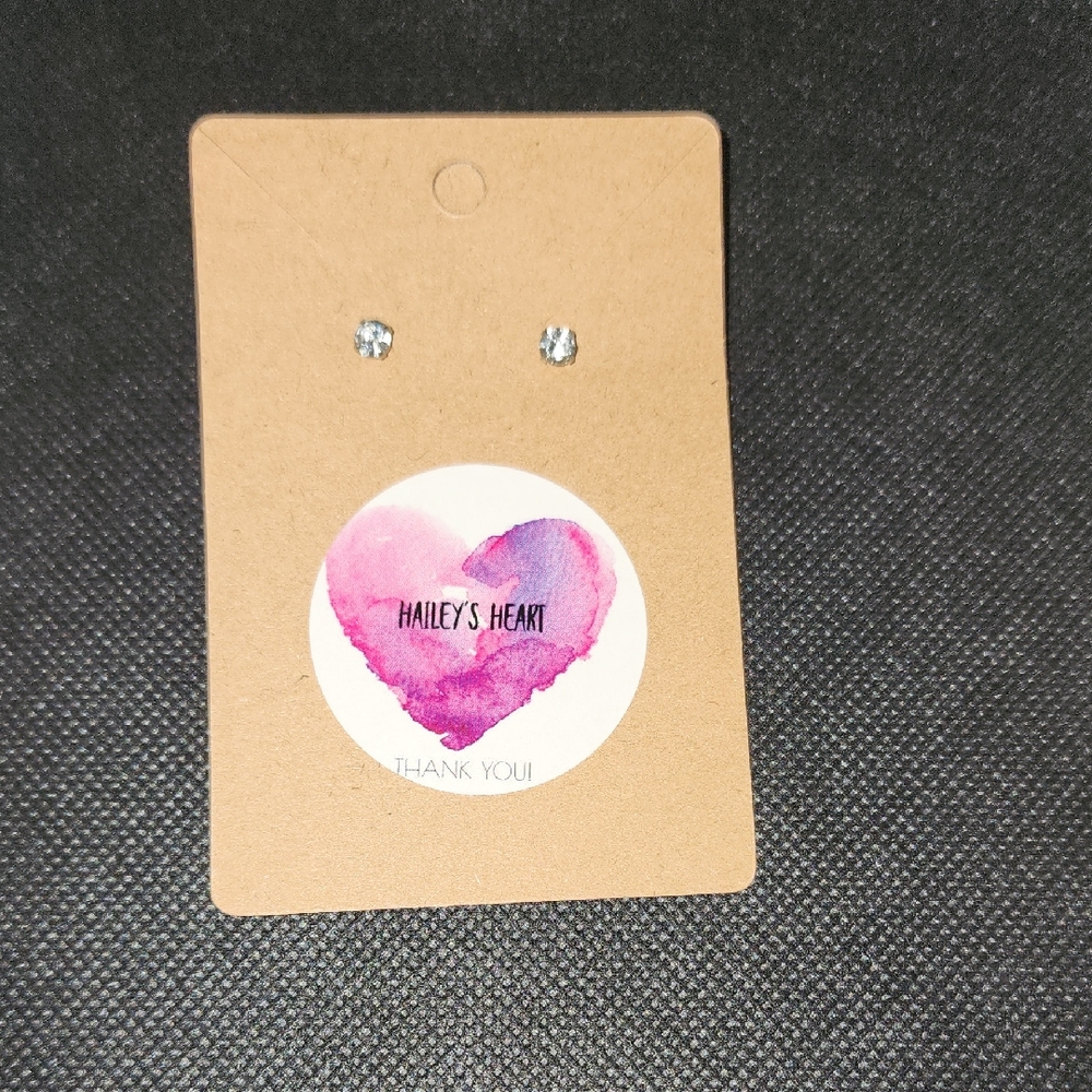 5/$25 Crystal Stud Earrings
